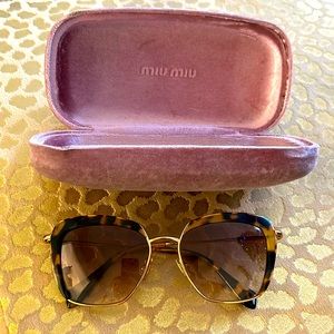 Leopard Miu Miu sunglasses